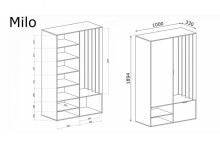 Портманто Milo