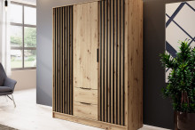 Гардероб Nelly 3D дъб в ситуация от НАНИ ХОУМ Гардероби