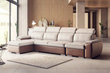 Ъглов диван Имола с функция сън и ракла от Нани Хоум Ъглови дивани