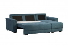 Ъглов диван Гала в синьо - зона за сън от Нани Хоум Дивани НАНИ