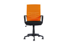 Работен офис стол Carmen 7041 оранжев от НАНИ ХОУМ Столове