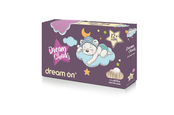 Детска възглавница Dream Clouds 12+ месеца