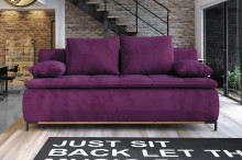 Разтегателен диван SWEET в лилаво от Нани Хоум Класически дивани