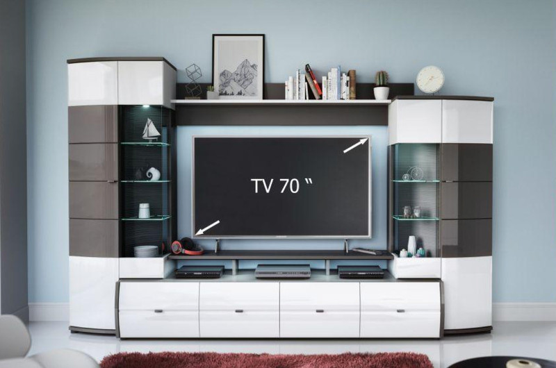 Секция TRENDY размер за телевизор от Нани Хоум Секции