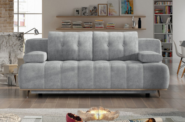 Разтегателен диван HONEY в сиво от Нани Хоум Класически дивани