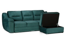 Прав диван с ракла Адел в зелено от Нани Хоум Дивани НАНИ
